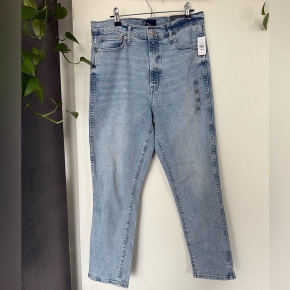 GAP Denim - GAP Light Blue Stretchy Straight Leg Jeans NWT Size 10/30